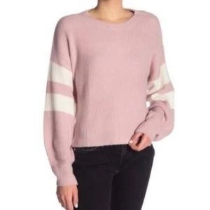 John & Jenn Oversized Striped Varsity Sweater NWT